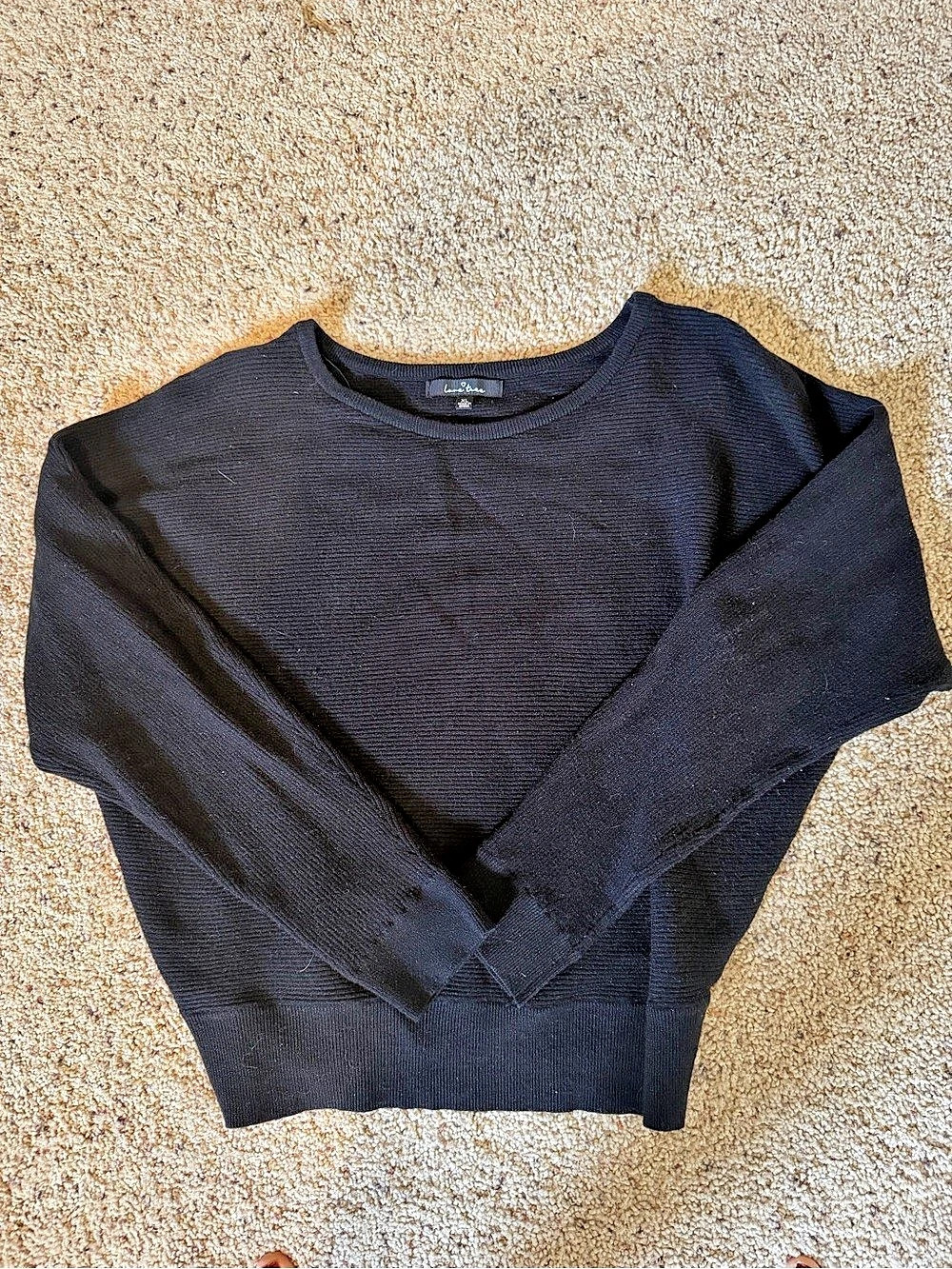 Love Tree Crew Neck Sweater Black XL